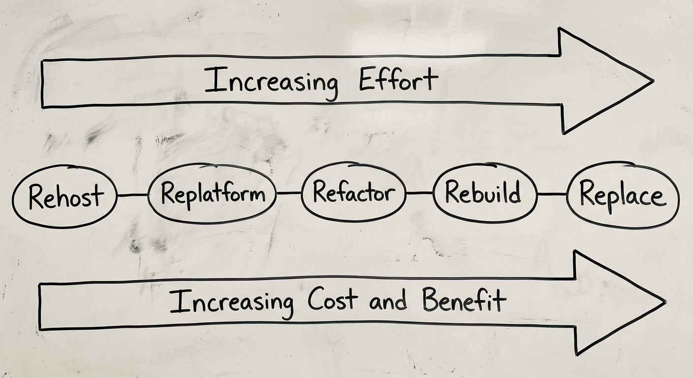 5 Rs of legacy modernization spectrum