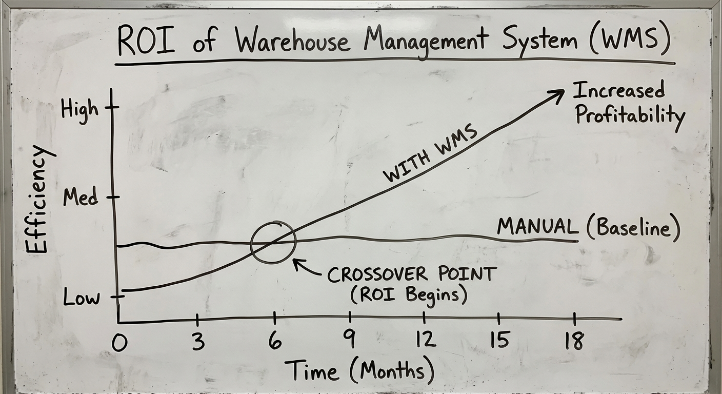 Warehouse management software ROI and cost analysis